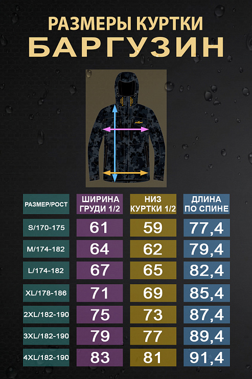 Костюм Barguzin — демисезонный мембранный костюм для активного отдыха