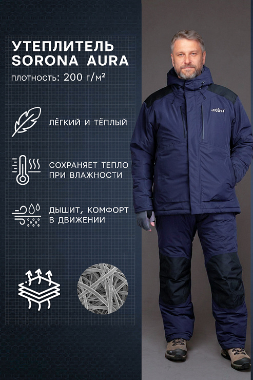 Костюм Polaris — универсальная мембранная экипировка REDBOR для демисезонной и зимней рыбалки от +12°C до -15°C
