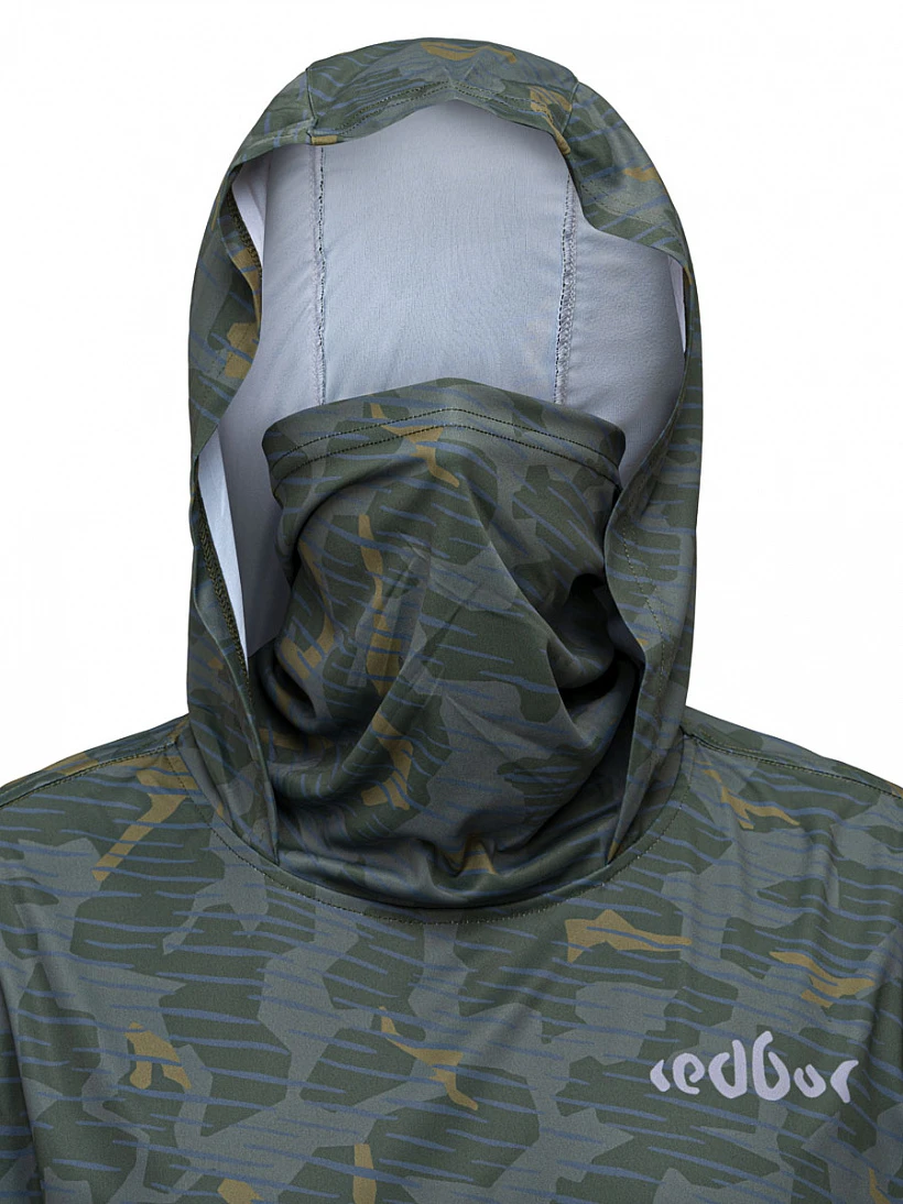 Лонгслив с УФ защитой Kaper Defender Hood Mask UV 50+