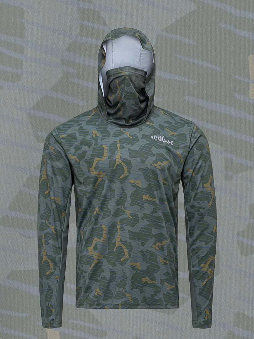Лонгслив с УФ защитой Kaper Defender Hood Mask UV 50+